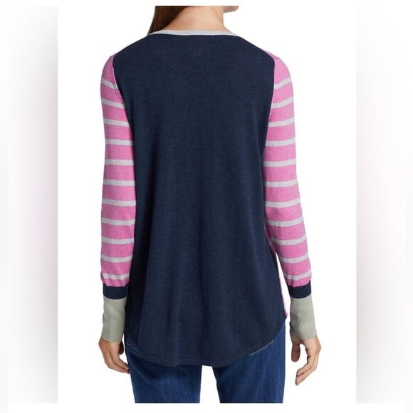 Nic+Zoe Vital Striped Top Sweater Pullover, Size XS - Picture 3 of 14